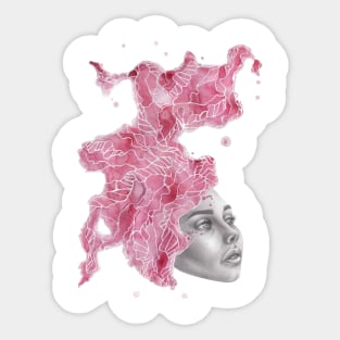 Strange Lady - Pink Sticker
